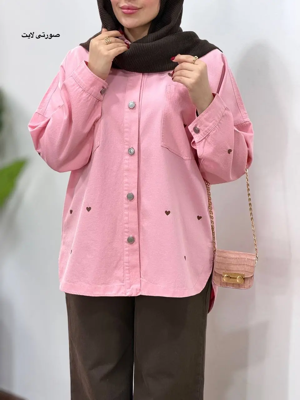 مانتو کتان گلدوزی آیسو پرنا